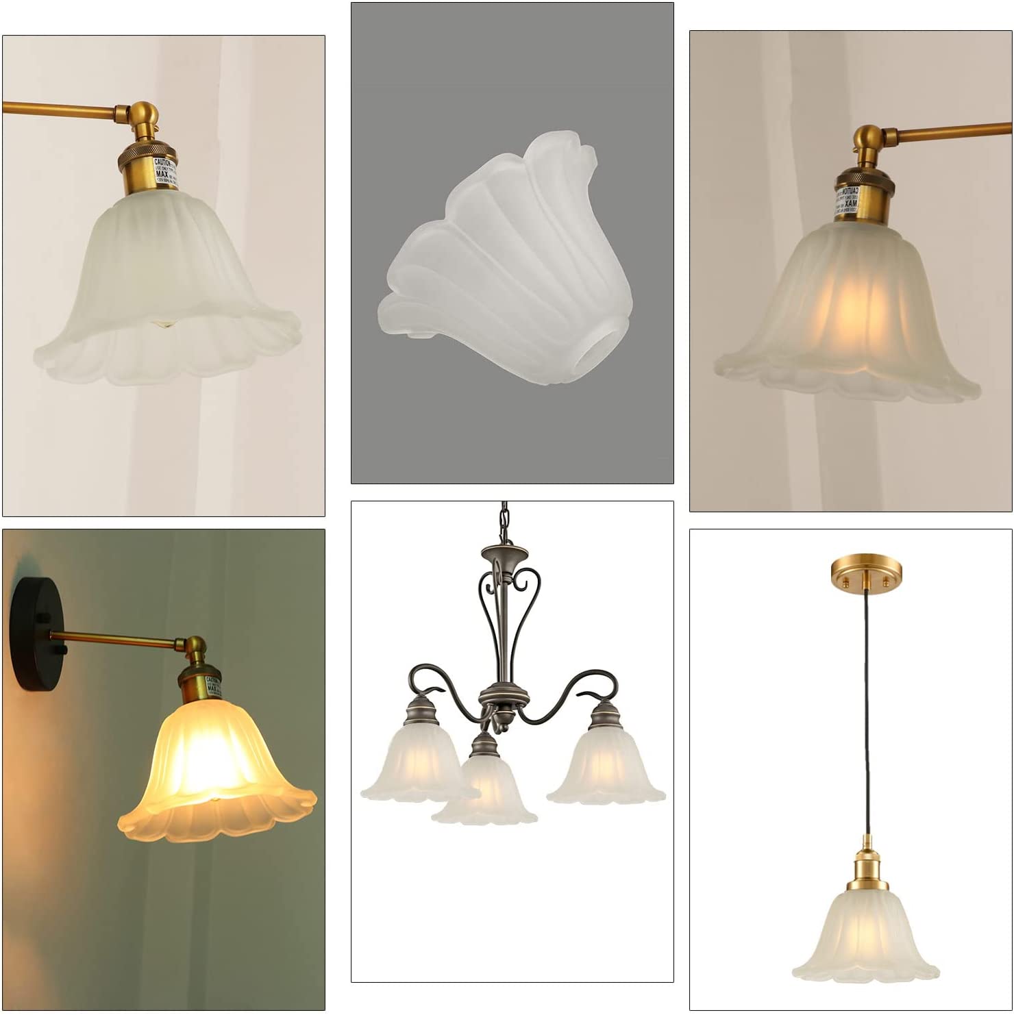 Benotzerdefinéiert Opal White Pendant Lamp Cover02