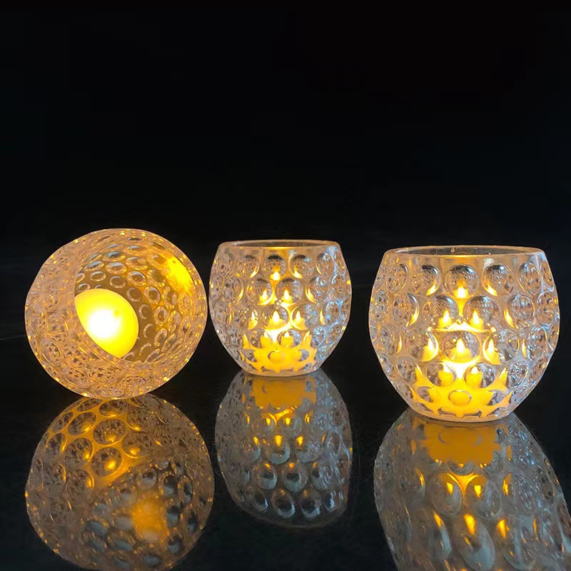 Portaespelmes de vidre transparent de ratlles verticals d'estil europeu Adorns per a la llar Portaespelmes de vidre transparent02