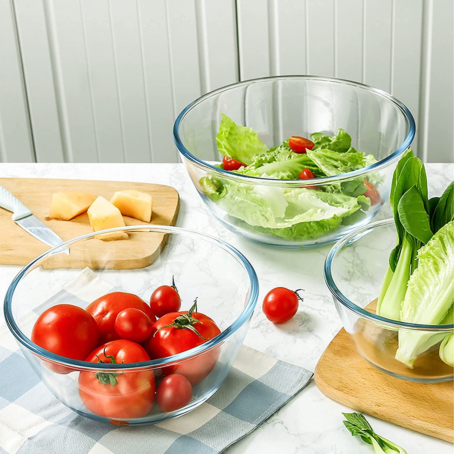 Staklena zdjela Staklena zdjela za salatu za kuhinju Pečenje Priprema Posluživanje Kuhanje06