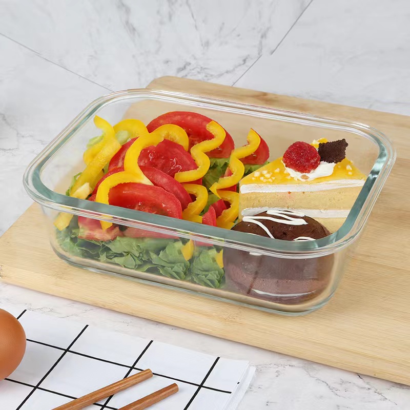 Large Rectangle Food Storage Glass Containers Storage Boxes05