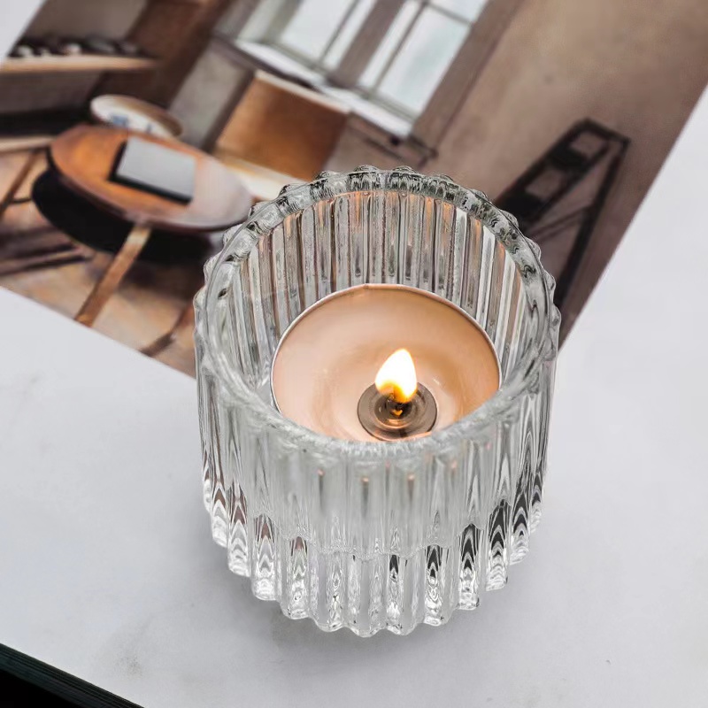 Progasti stekleni svečnik za čajno lučko, ki se uporablja za poročno večerjo, poroko, rojstni dan in dekoracijo doma04
