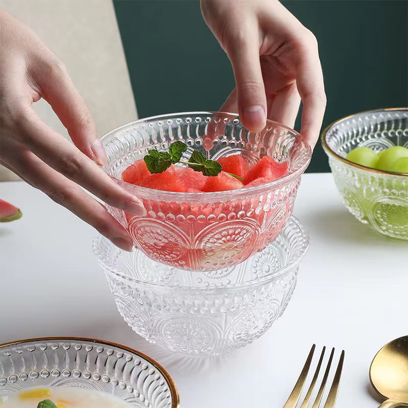 Wholesale Restaurant Salad Acrylic Tea Bowls Circular Food Bowl03