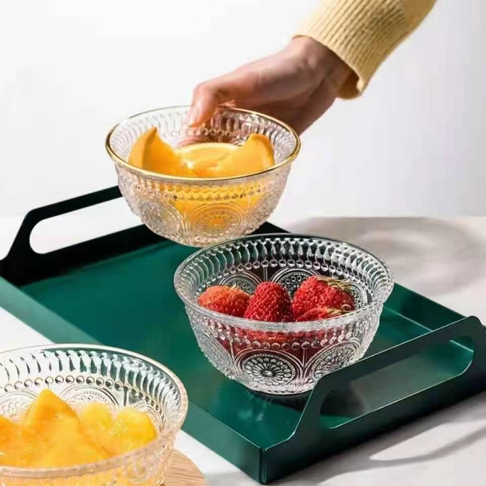 Wholesale Restaurant Salad Acrylic Tea Bowls Circular Food Bowl07